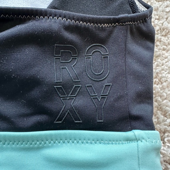 Roxy Black and Cream Athletic Bikini - Picture 5 of 7